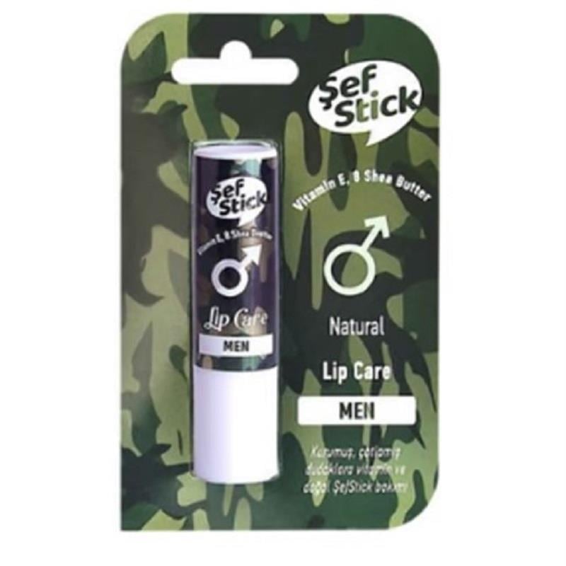 Şef Stick Şef Stick Lip Care Natural Men