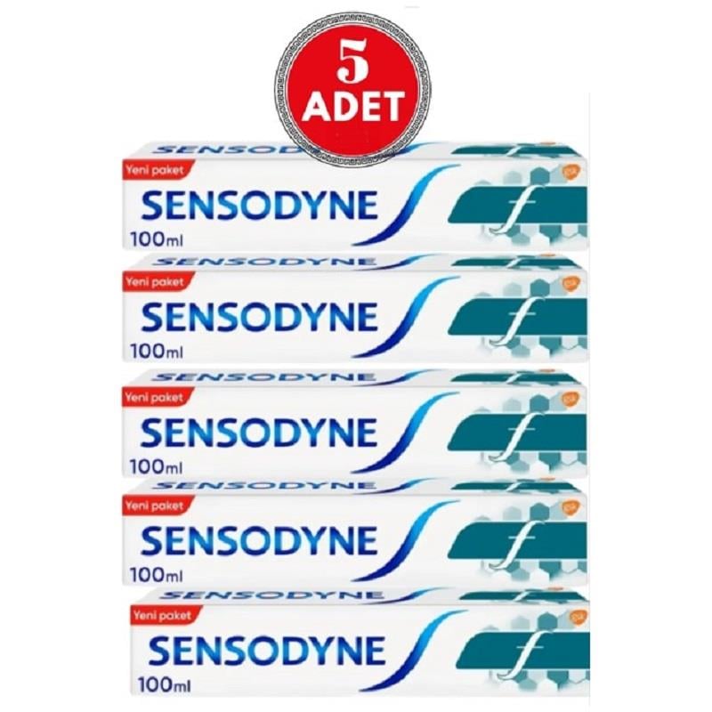 Sensodyne Sensodyne F Florürlü Diş Macunu 100 ml - 5 Adet