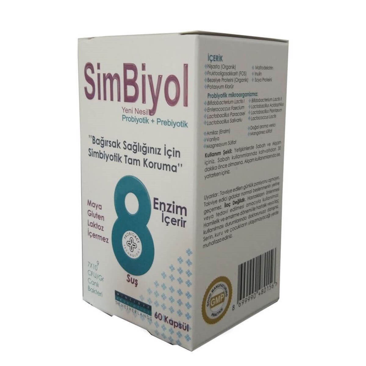 Simbiyol Simbiyol Probiyotik + Prebiyotik 60 Kapsül