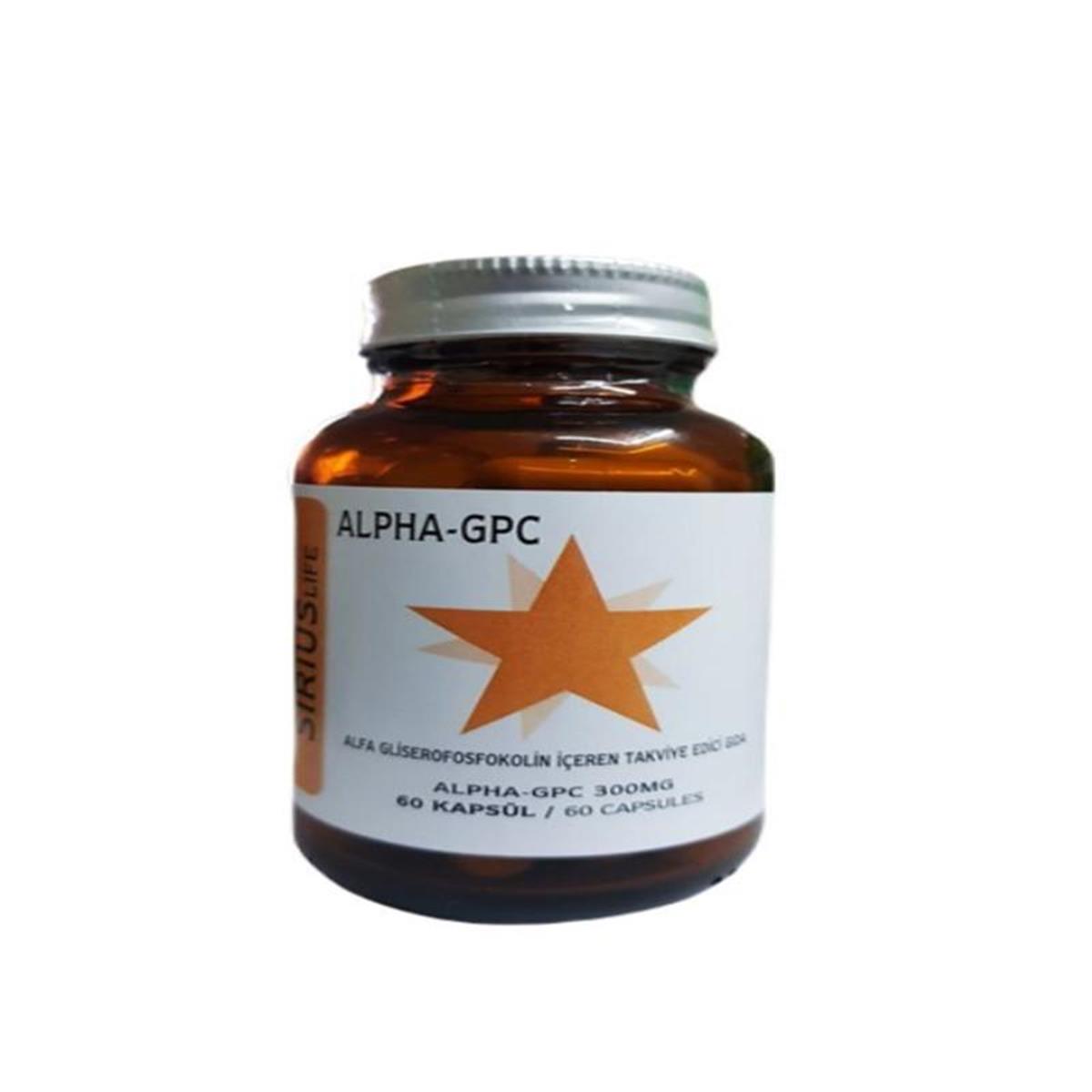 Sirius Life Sirius Life Alpha-GPC 60 Kapsül
