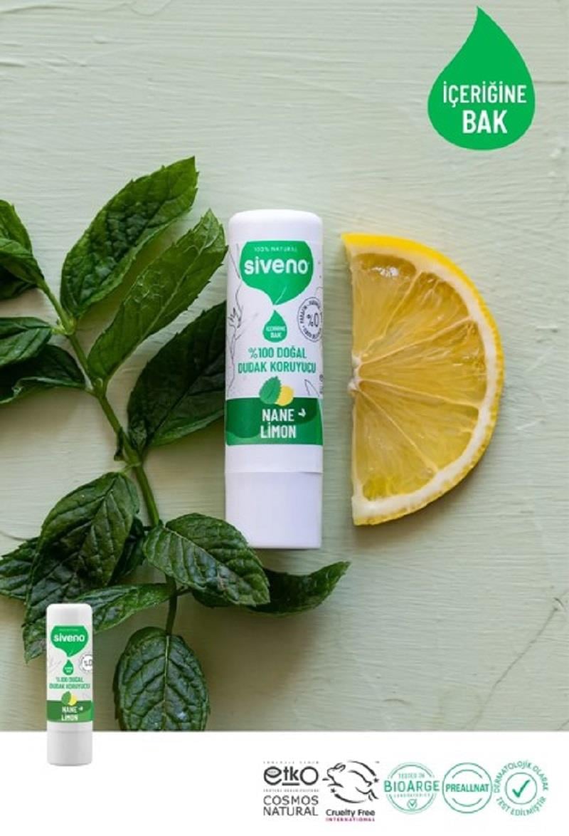 SİVENO Siveno Lip Dudak Kremi Nane Limon 6 gr