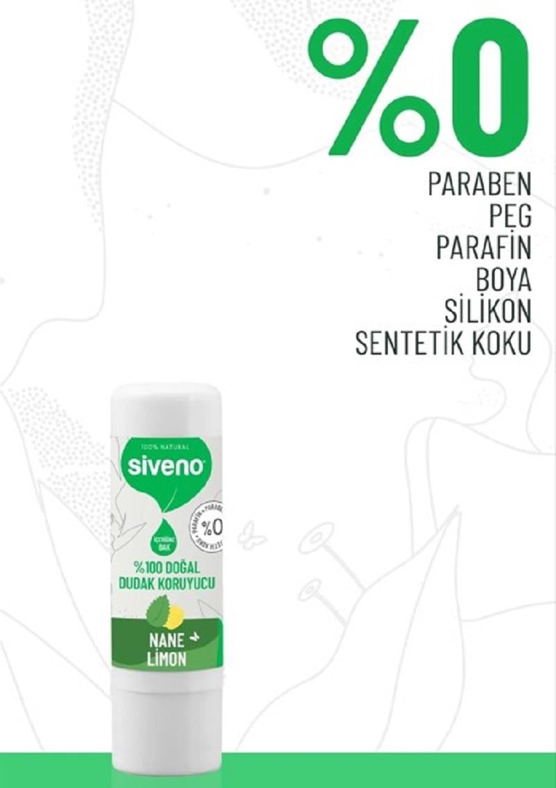 SİVENO Siveno Lip Dudak Kremi Nane Limon 6 gr