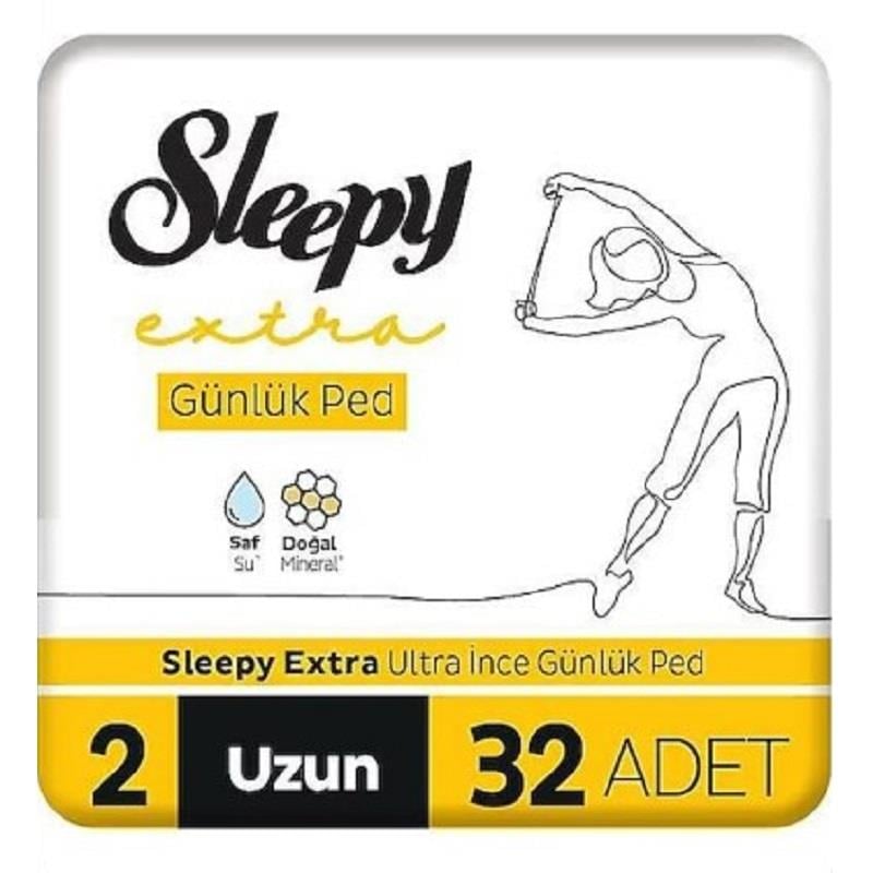 Sleepy Sleepy Extra Günlük Ped Süper Uzun 32'li