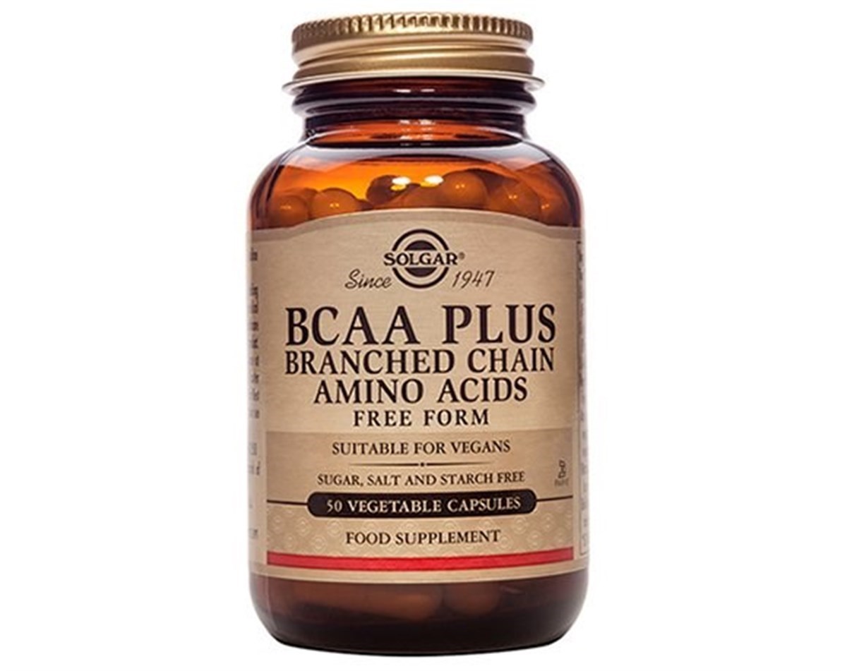 SolgarSolgar BCAA Plus  Branched Chain Amino Acids  50 Kapsül