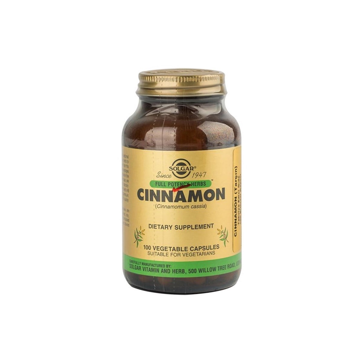 SolgarSolgar Cinnamon 100 Kapsül
