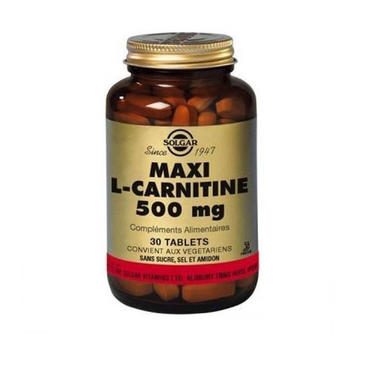 SolgarSolgar Maxi L-Carnitin 500 Mg 30 Tablet