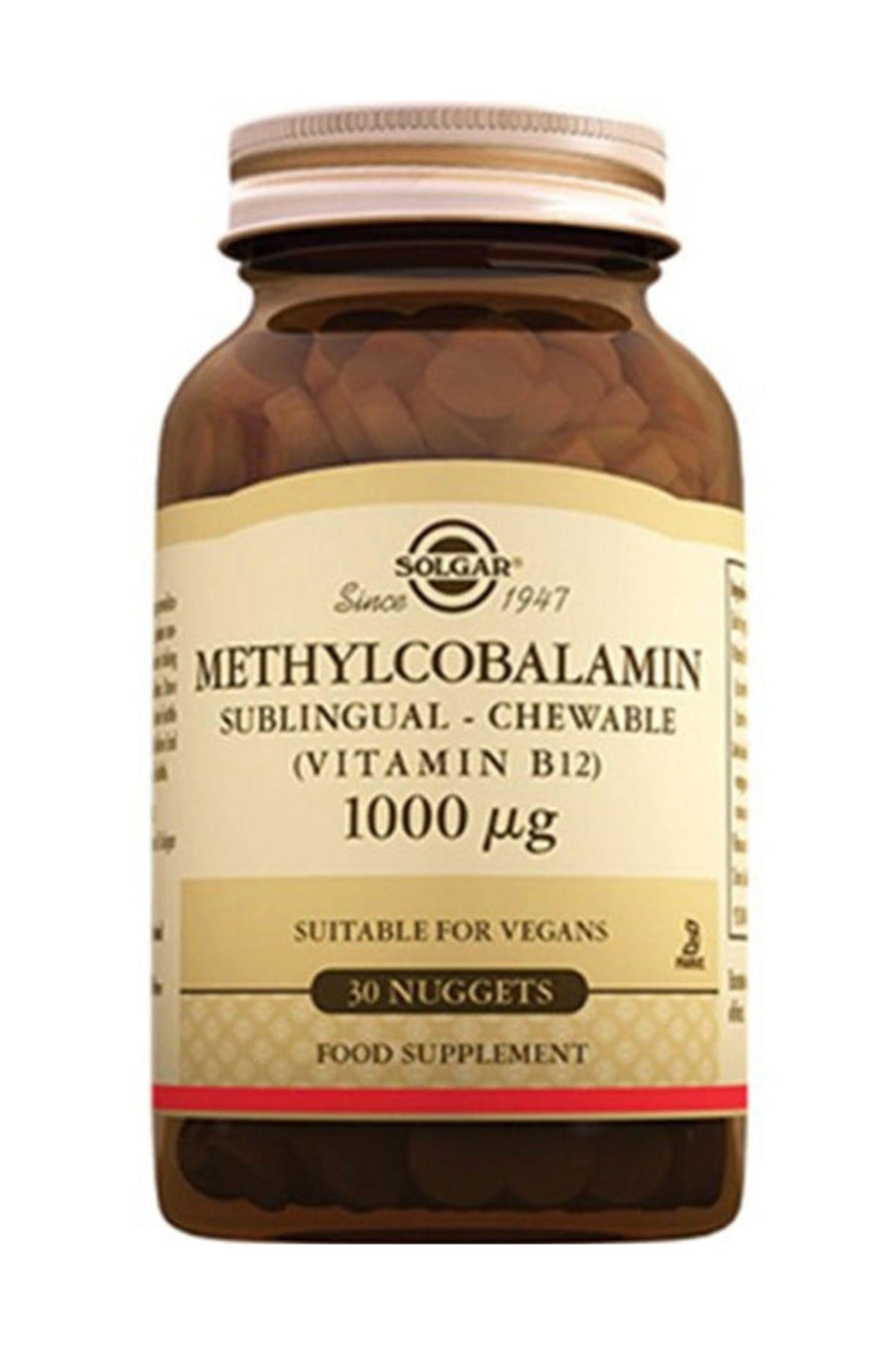 SolgarSolgar Methylcobalamin (B12) 1000 Mcg 30 Dilaltı Tableti