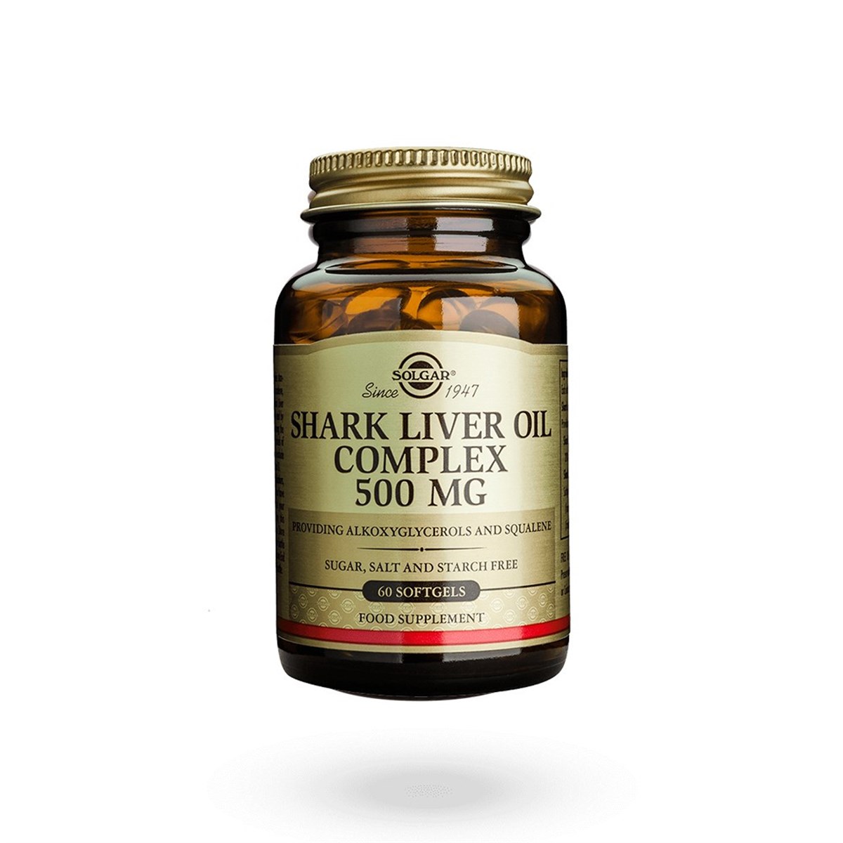 SolgarSolgar Shark Liver Oil Complex 500 Mg 60 Kapsül