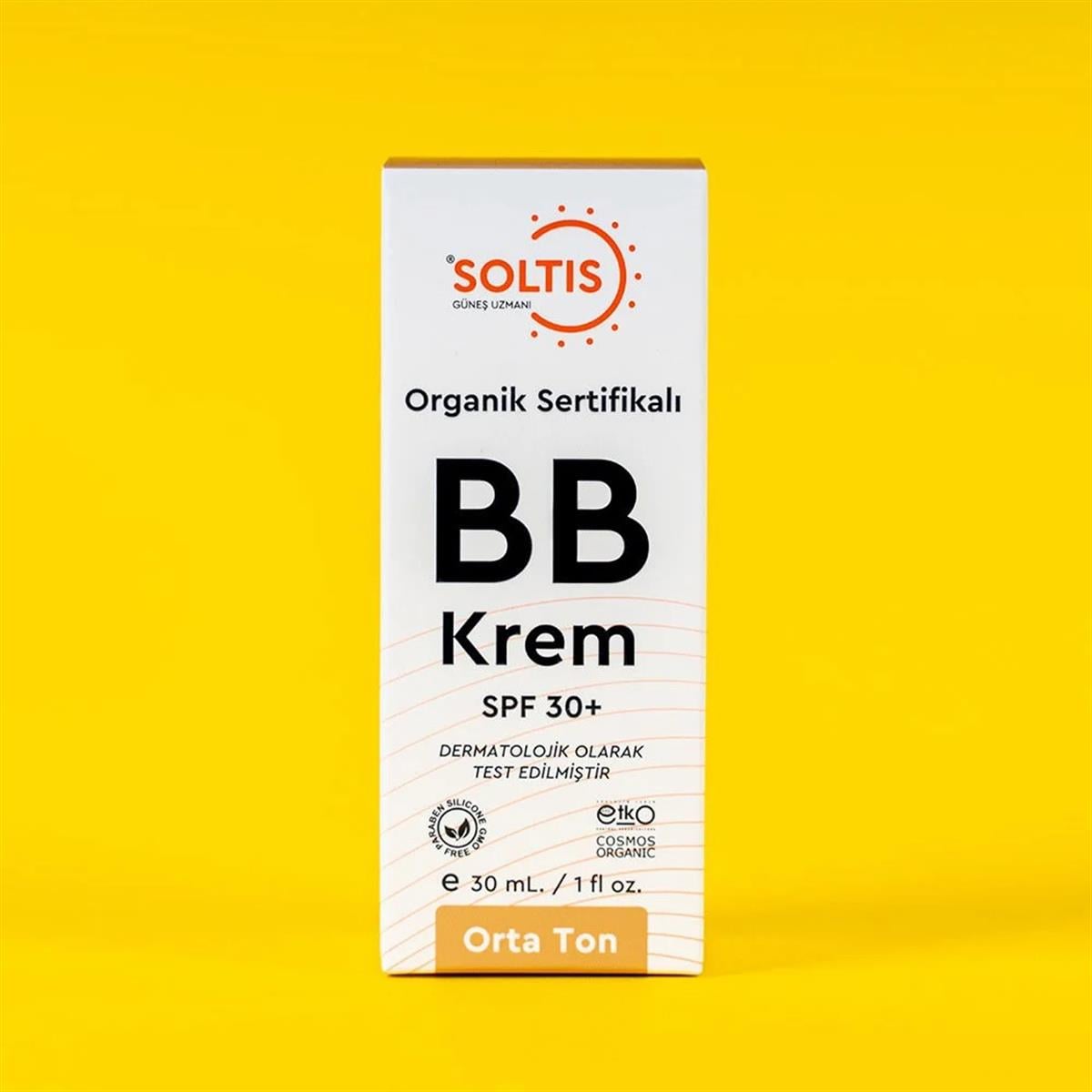 Soltis Organik Soltis Organik SPF30+ Orta Ton BB Krem 30 ml