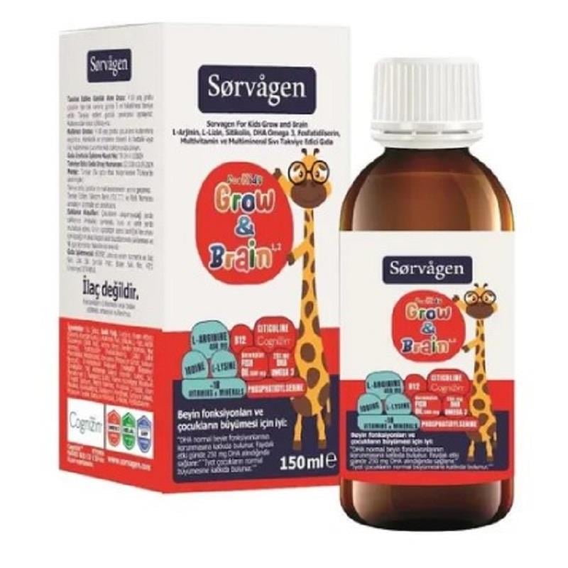 Sorvagen Sorvagen Grow Brain For Kids Sıvı 150 ml
