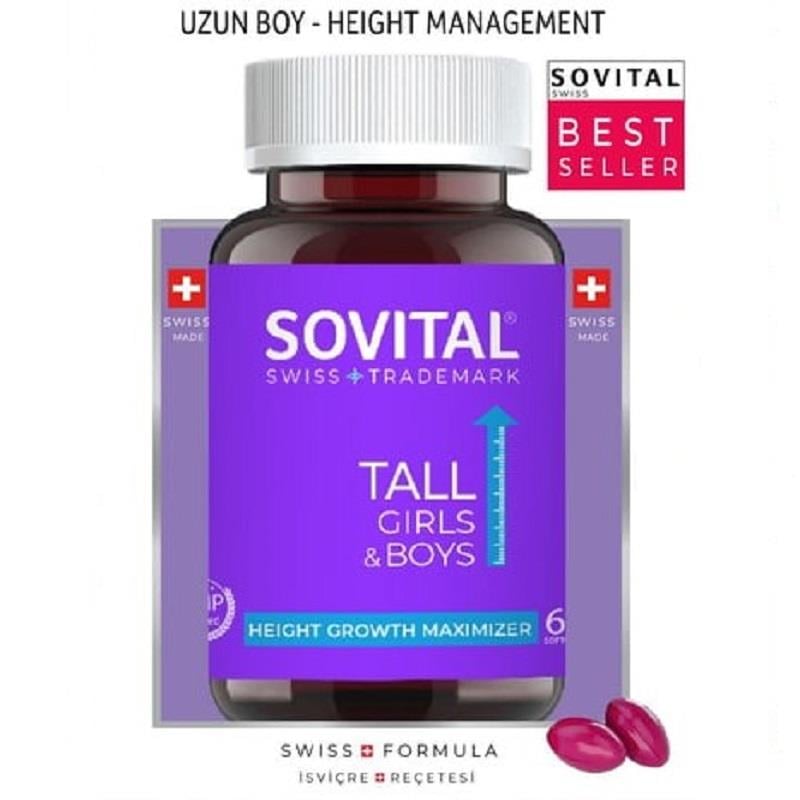 Sovital Sovital Tall Girls Boys Softgels 60'lı