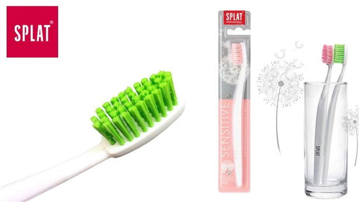SplatSplat Medium Sensitive Silver Diş Fırçası
