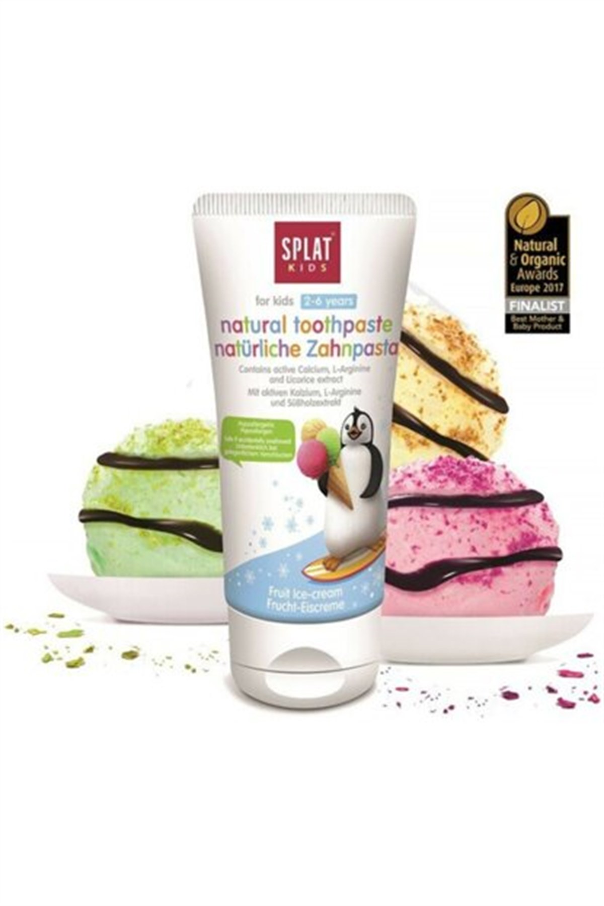 SplatSplat Meyveli Dondurma Diş Macunu 2-6 Yaş 50 Ml
