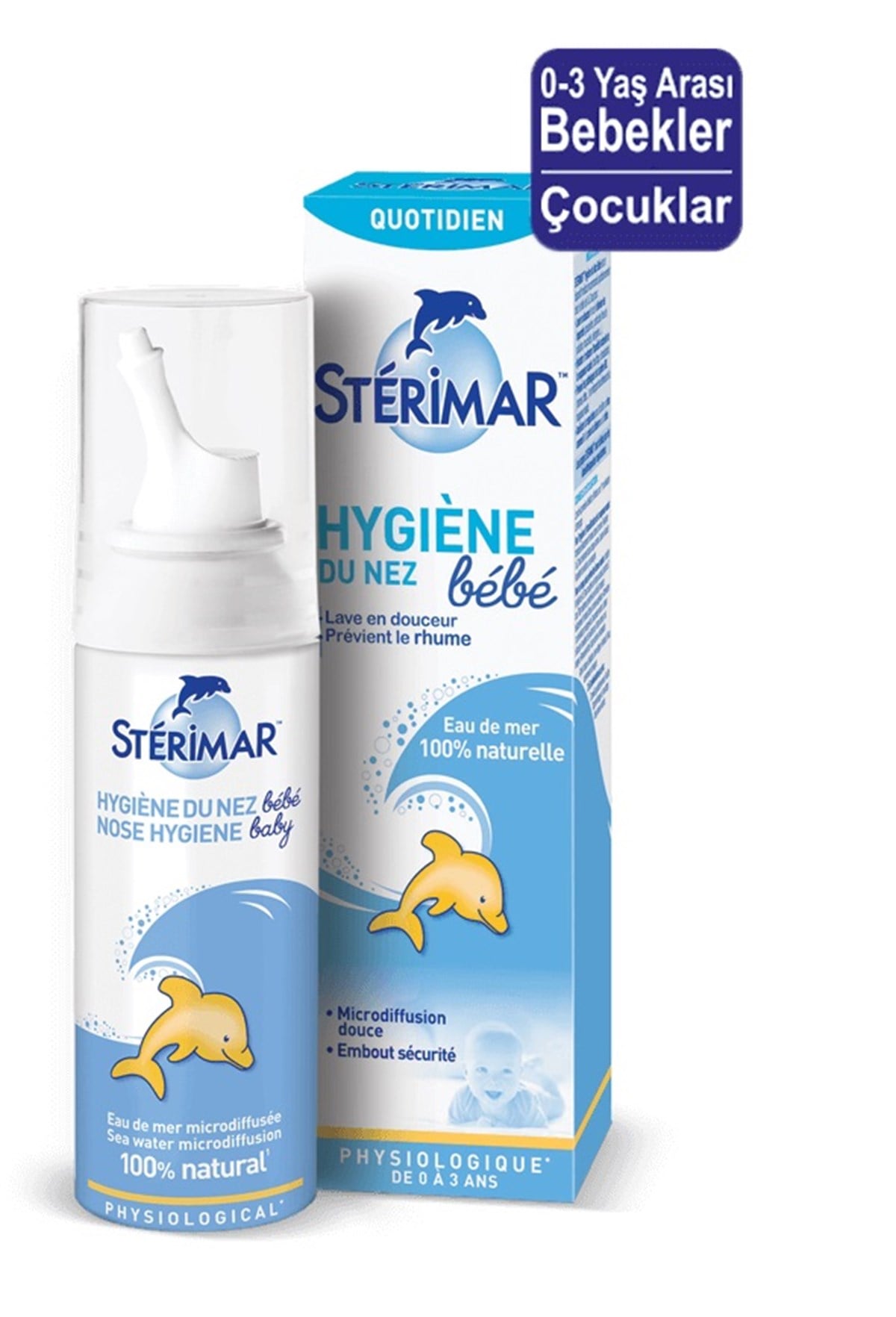 SterimarSterimar Bebek Deniz Suyu Burun Spreyi 100 ml