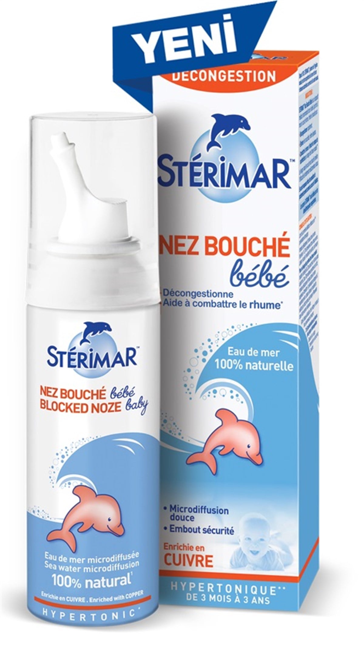 SterimarSterimar Bebek Hipertonik Tıkalı Burun Spreyi 100 ml