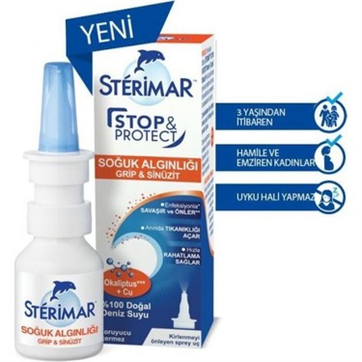 SterimarSterimar Stop & Protect Soğuk Algınlığı Burun Spreyi 20 ml