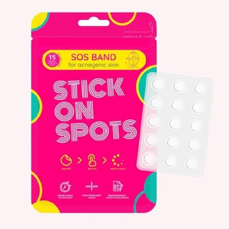 Stick On Spots Stick On Spots Sos Akne Bandı 15'li