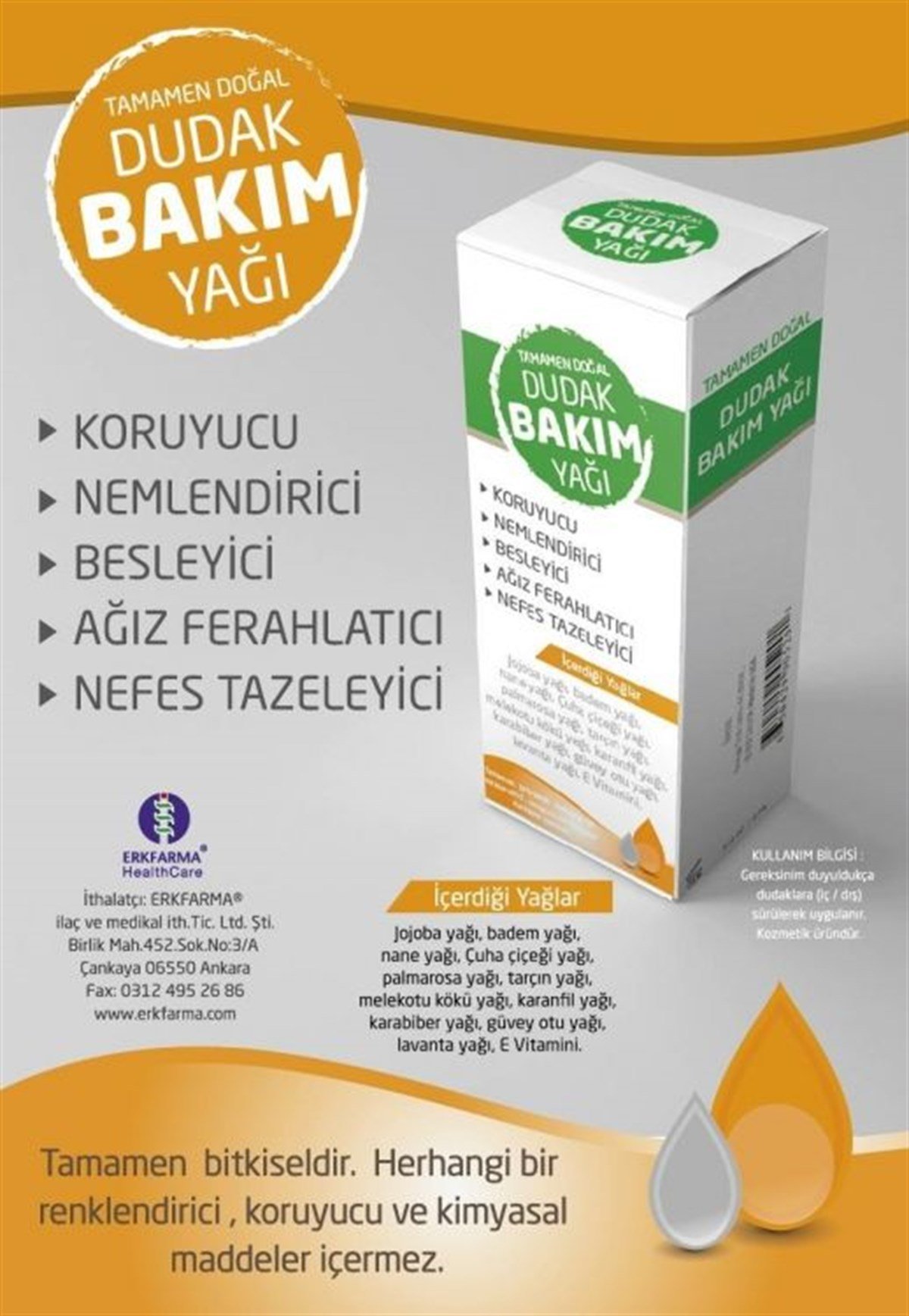 StopStop Dudak Bakım Yağı 8 Ml
