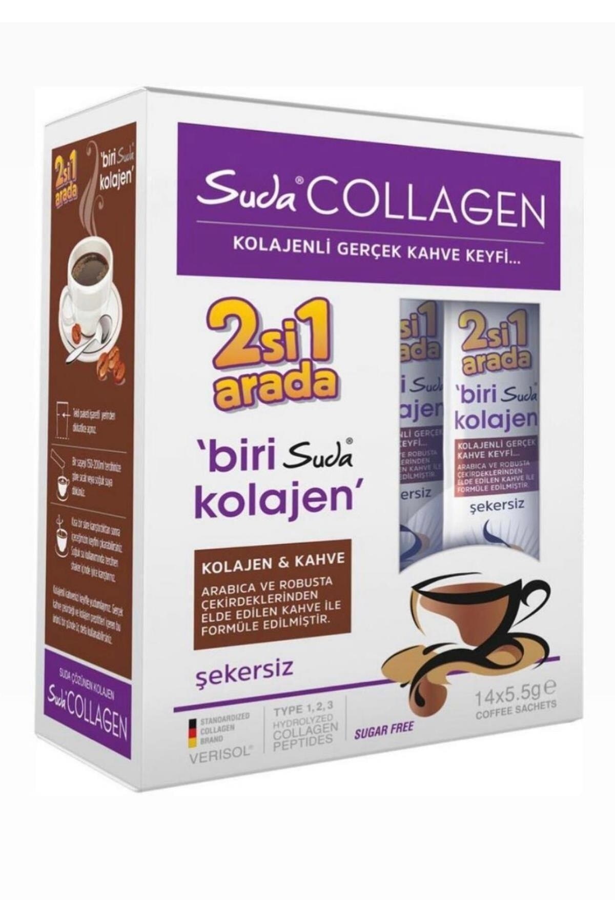 SUDA Suda Collagen Kahve 5,5 gr x 14 Saşe