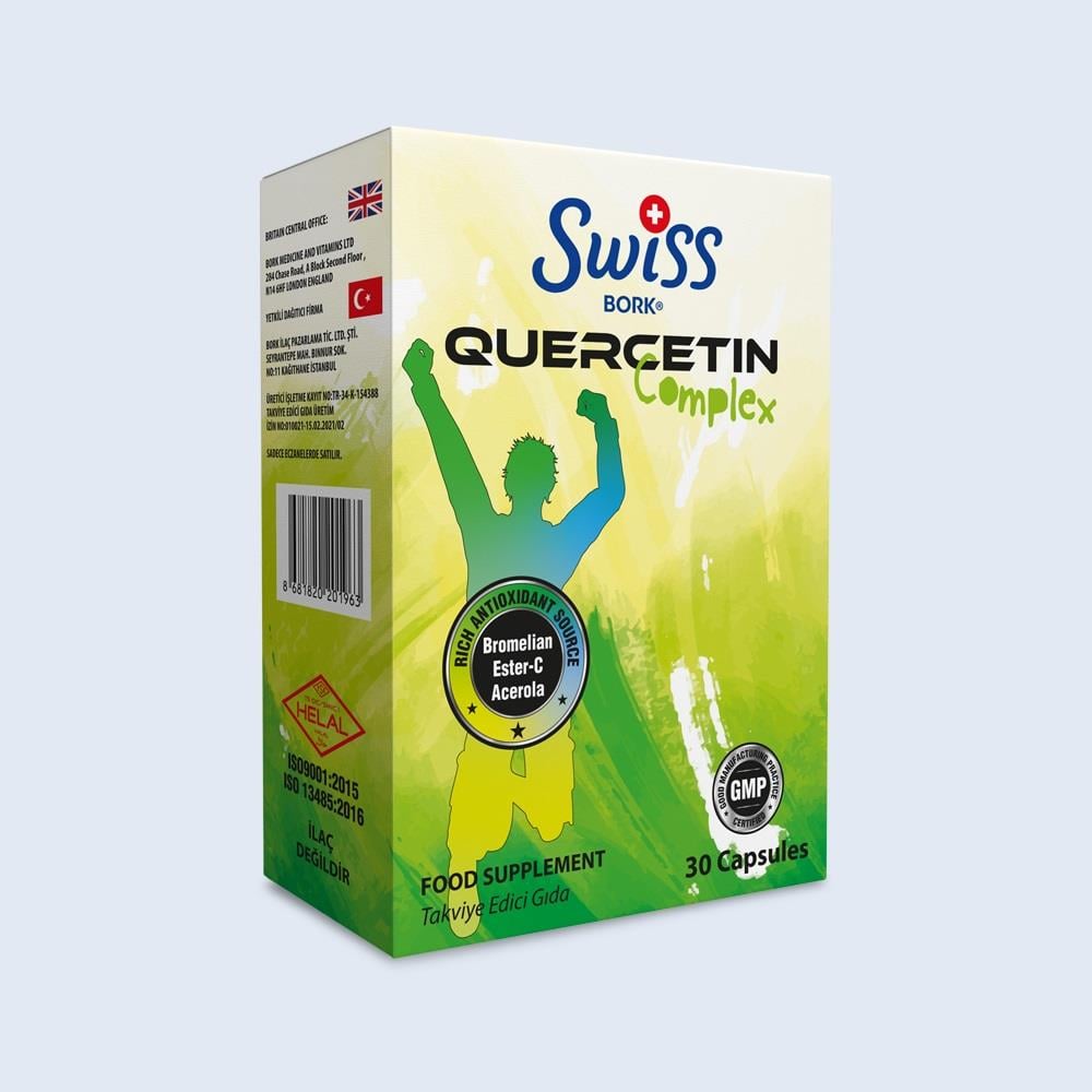 Swiss Bork Swiss Bork Quercetin Complex 30 Kapsül