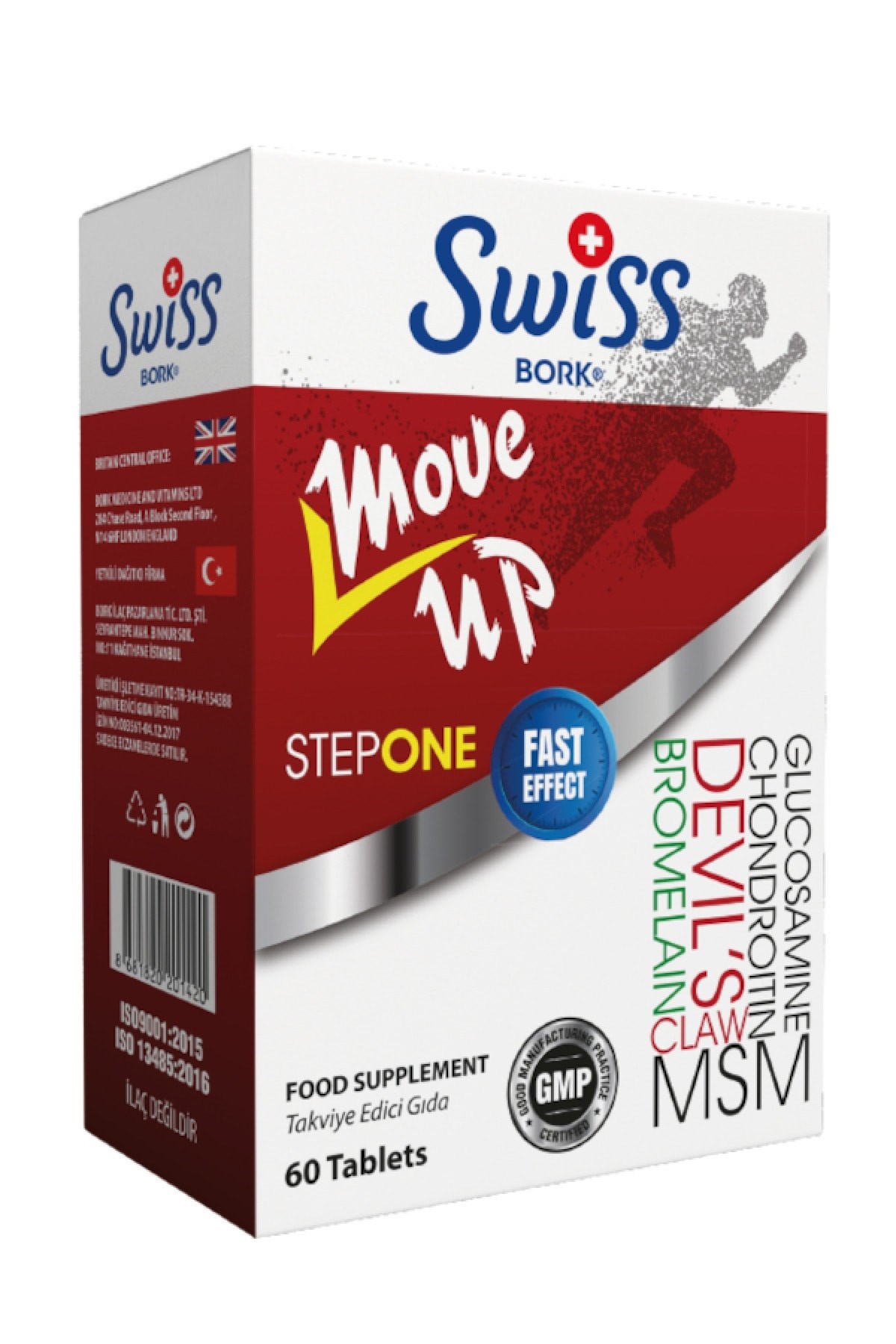 SWİSS Swiss Bork Move Up Step1 Glocosam 60 Tablet