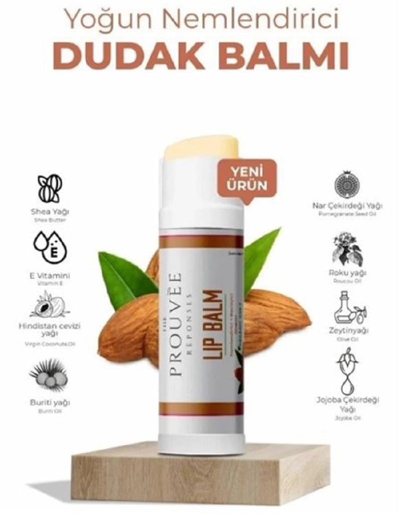 The Prouvée Réponses The Prouvée Réponses Organik Dudak Lip Balm Tatlı Badem 5 ml
