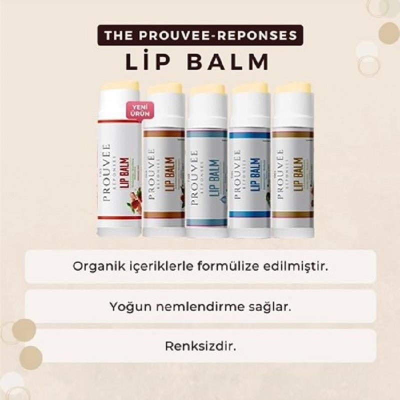 The Prouvée Réponses The Prouvée Réponses Organik Dudak Lip Balm Klasik 5 ml