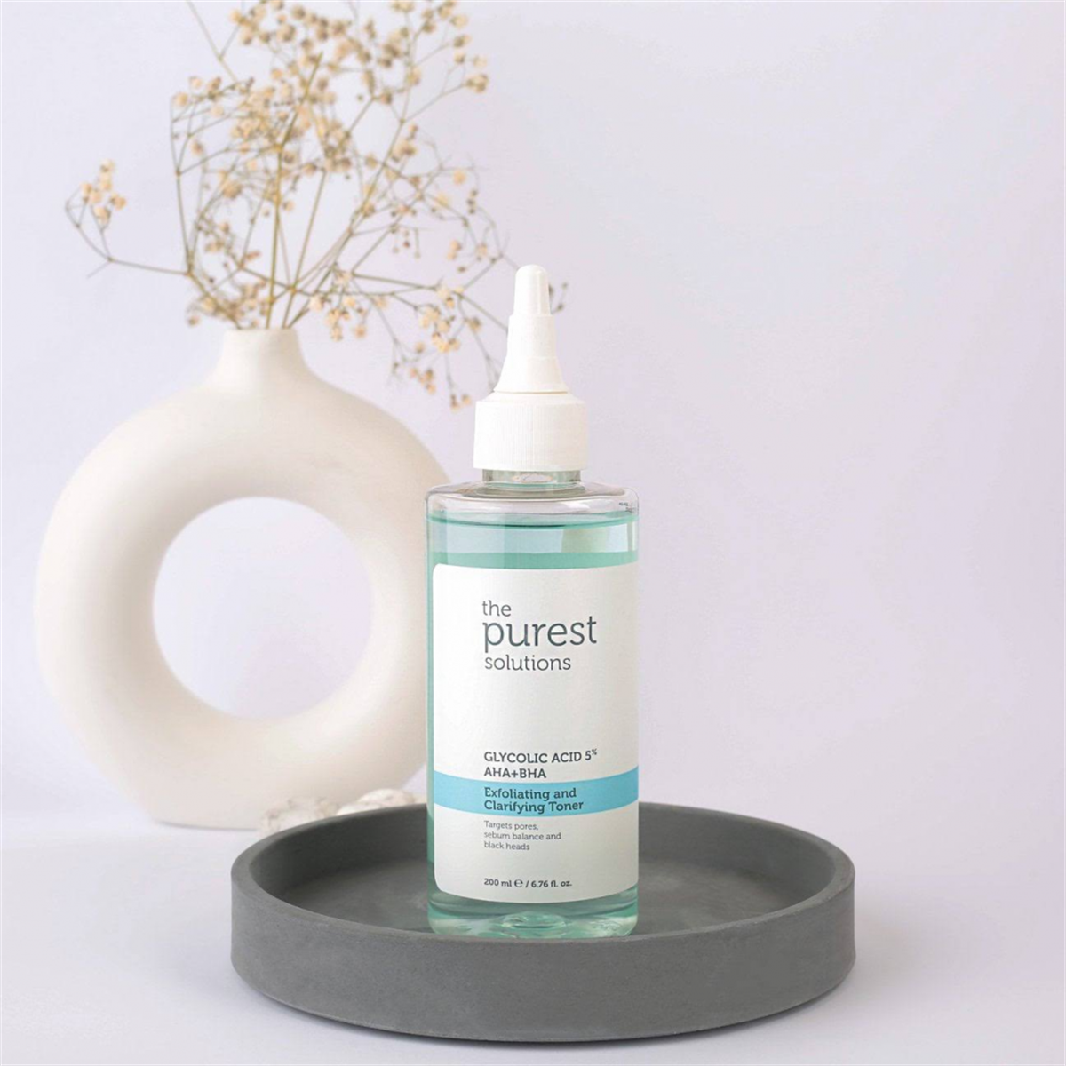 The Purest Solutions The Purest Solutions Gözenek Sıkılaştırıcı ve Arındırıcı Tonik 200 ml (Glycolic Acid 5% AHA + BHA)