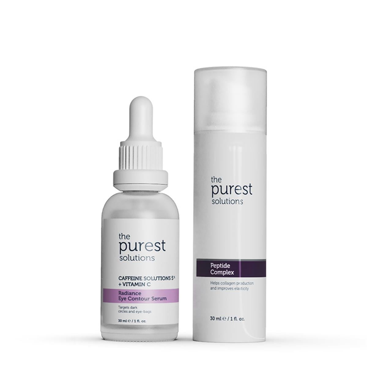 The Purest Solutions The Purest Solutions Yaşlanma Karşıtı Nemlendirici 30 ml + Göz Çevresi Aydınlatıcı Krem 30 ml