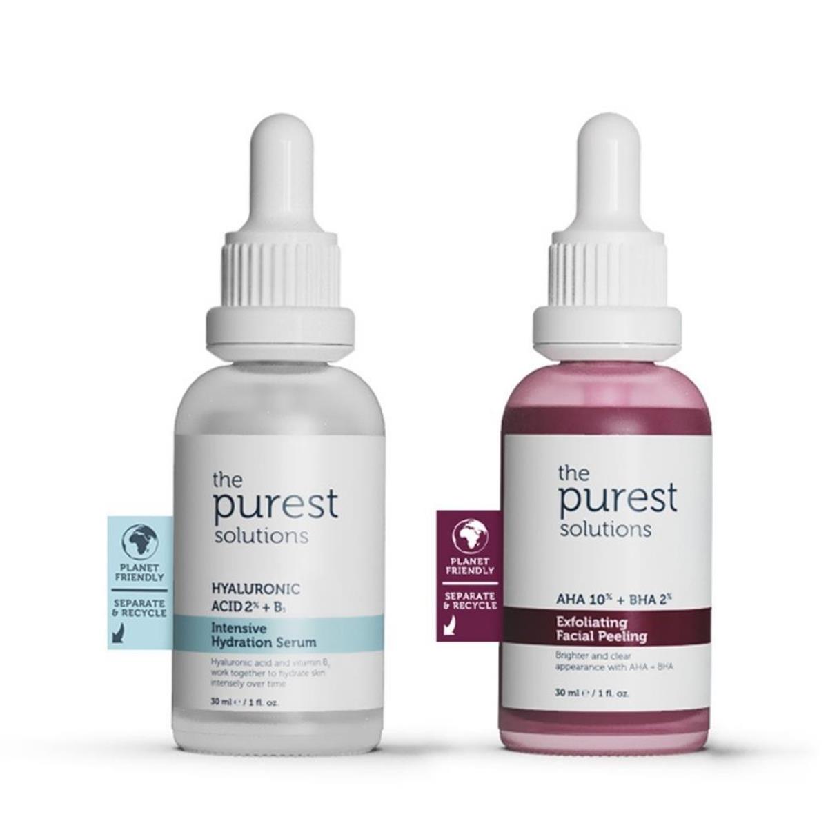 The Purest Solutions The Purest Solutions Siyah Nokta ve Sivilce Lekesi Önlemeye Yardımcı Set - Kuru Ciltlere Özel