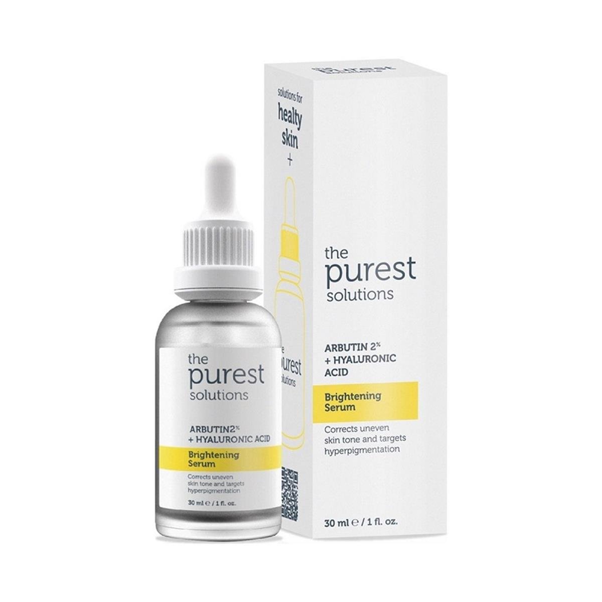 The Purest Solutions The Purest Solutions Arbutin Leke Giderici ve Cilt Tonu Eşitleyici Cilt Bakım Serumu 30 ml (Arbutin 2% + Hyaluronic Acid)