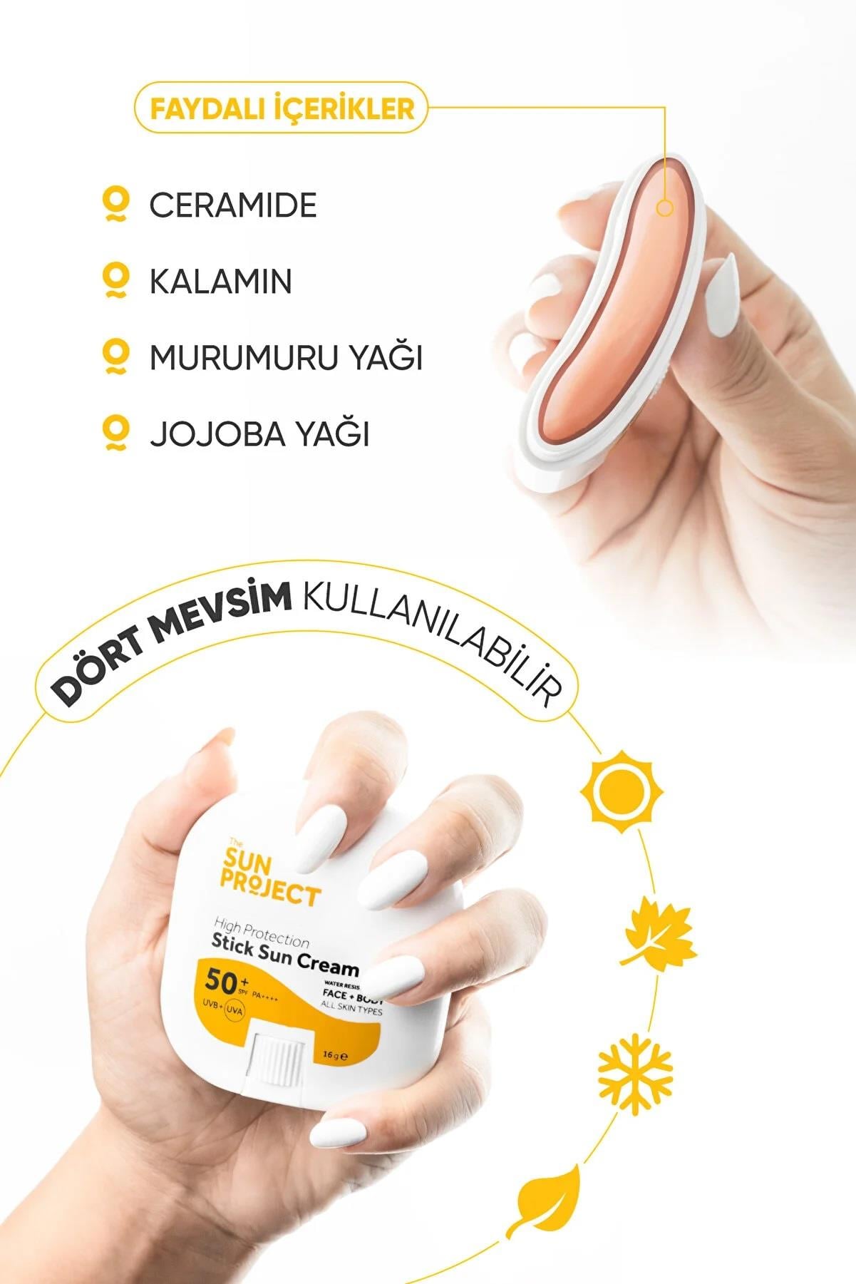 The Sun Project The Sun Project Stick Güneş Kremi SPF50+ 16 gr