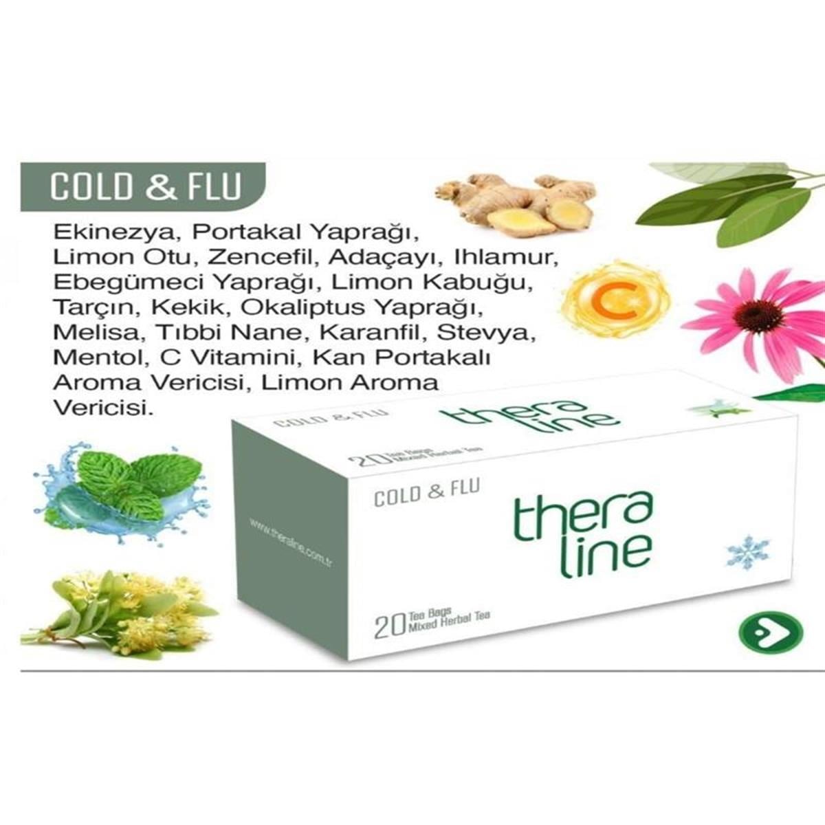Theraline Theraline Çay Cold Flu Kış Çayı 20 Poşet