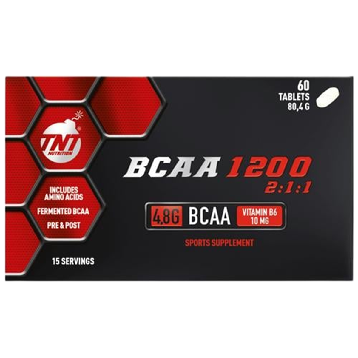 TNT TNT BCAA 1200 2:1:1 60 Tablet