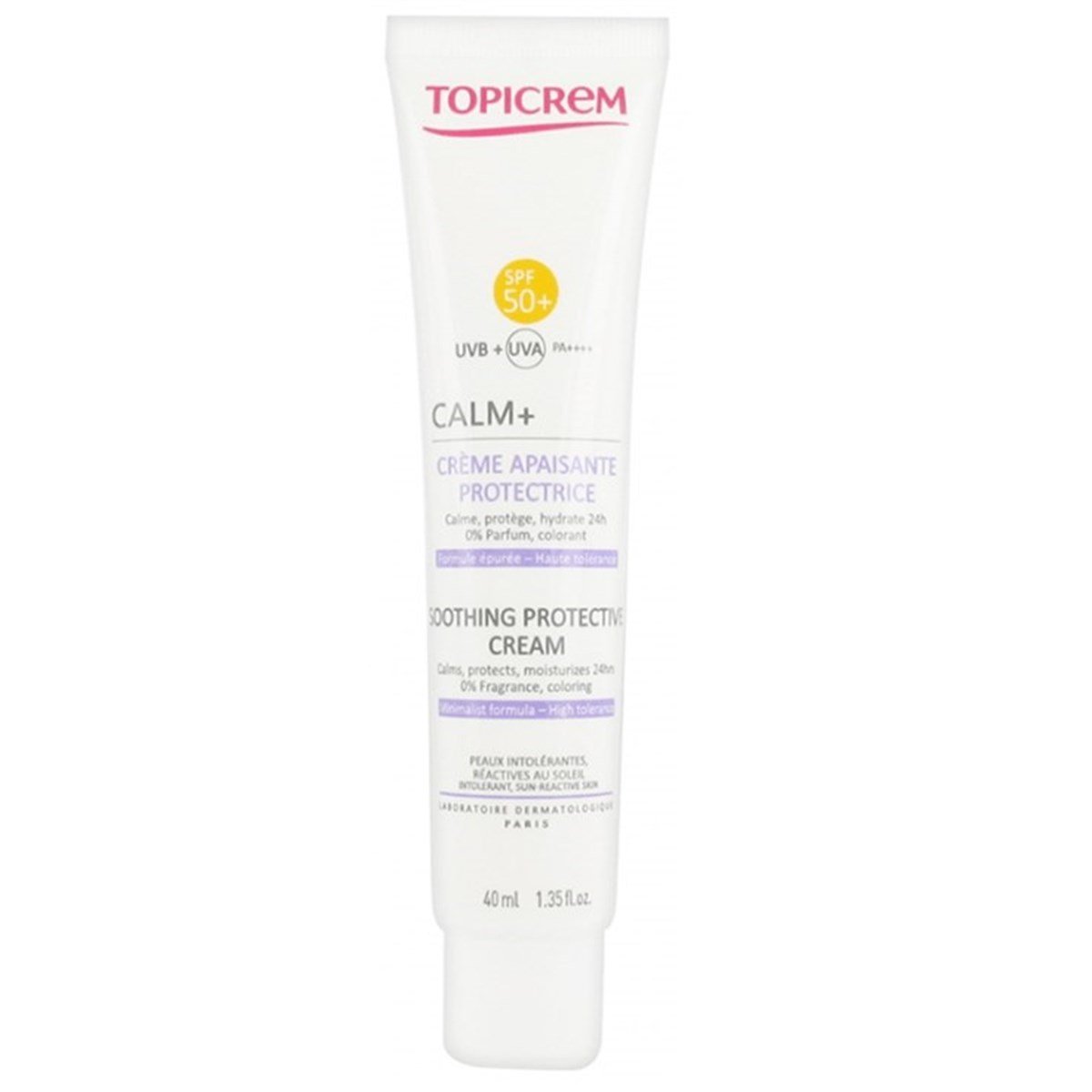 Topicrem Topicrem Calm+ Protective Soothing Cream Spf50+ 40ml - Yatiştirici Krem ( Güneşin zararli etkilerine