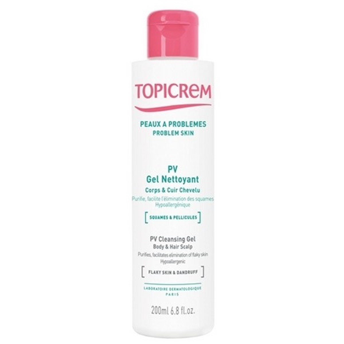 Topicrem Topicrem Pv Cleansing Gel Body&Hair Scalp 200Ml