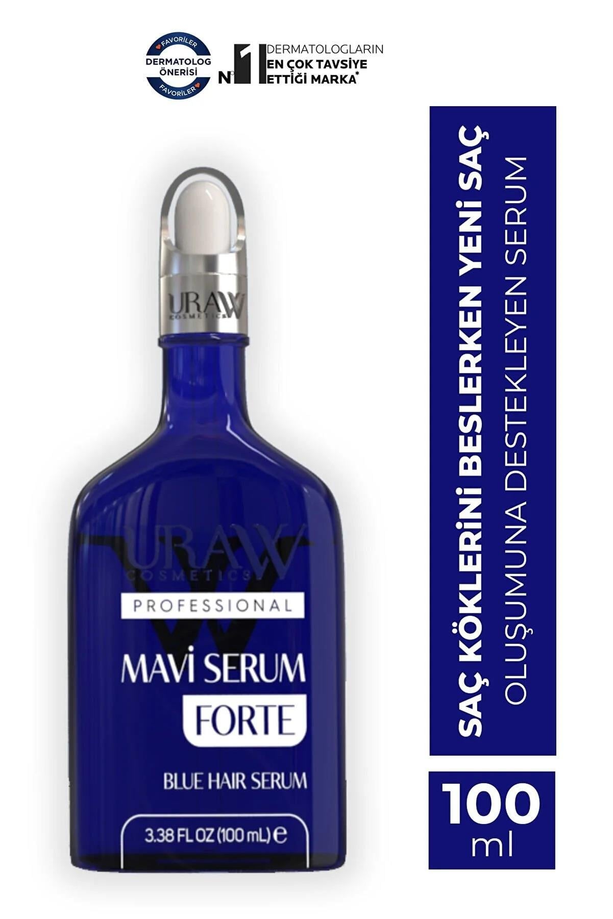 Uraw Cosmetics Uraw Cosmetics Blue Hair Serum Forte 100 ml