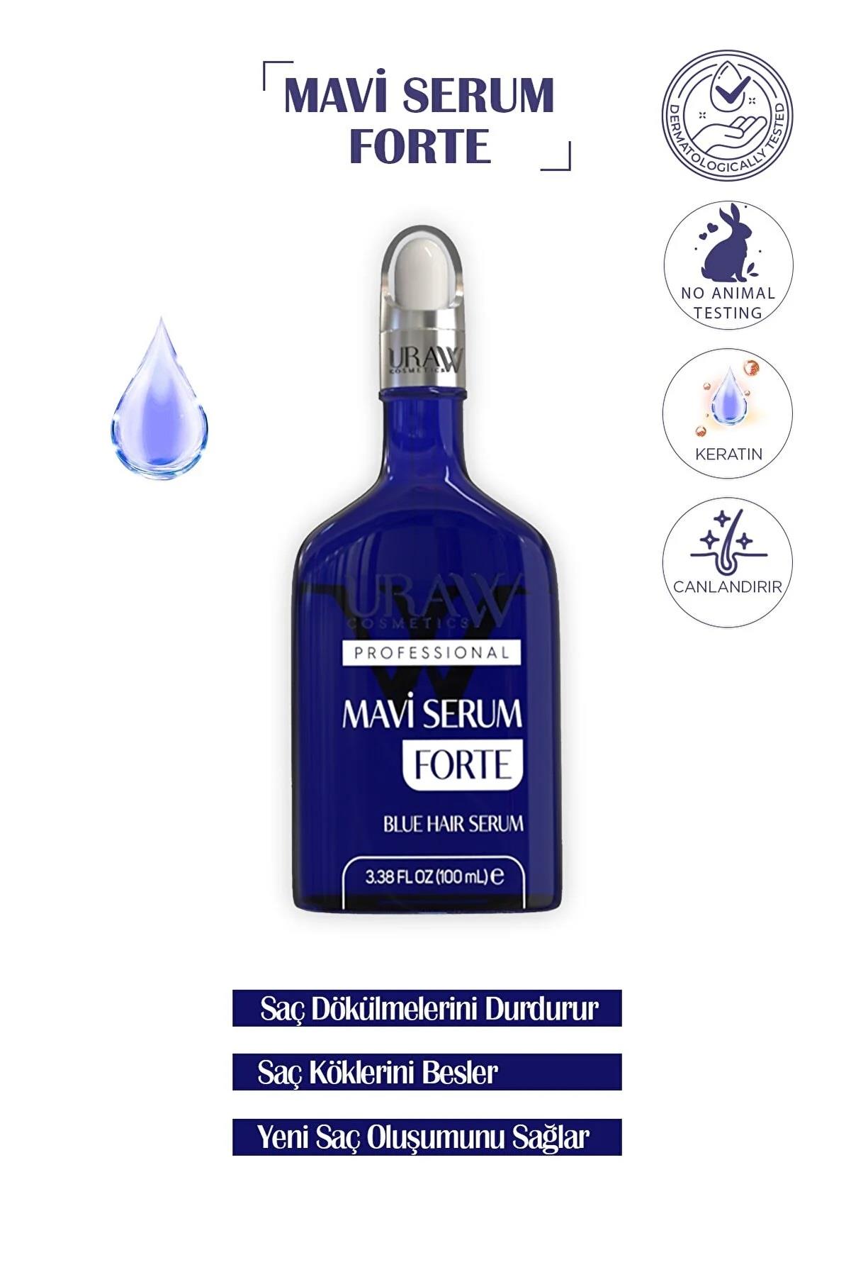 Uraw Cosmetics Uraw Cosmetics Blue Hair Serum Forte 100 ml