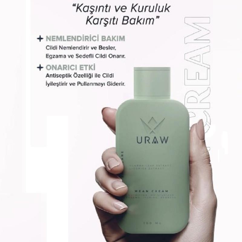 Uraw Uraw Meyan Krem Kaşıntı Kuruluk ve Cilt Problemleri Karşıtı Onarıcı ve Nemlendirici Bakım Kremi 100 ml