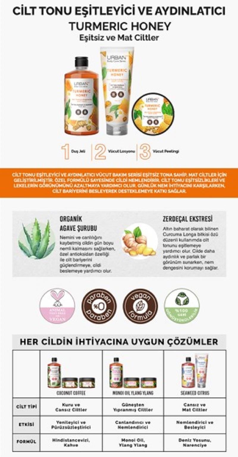 Urban Care Urban Care Body Turmeric Honey Vücut Losyonu 250 ml