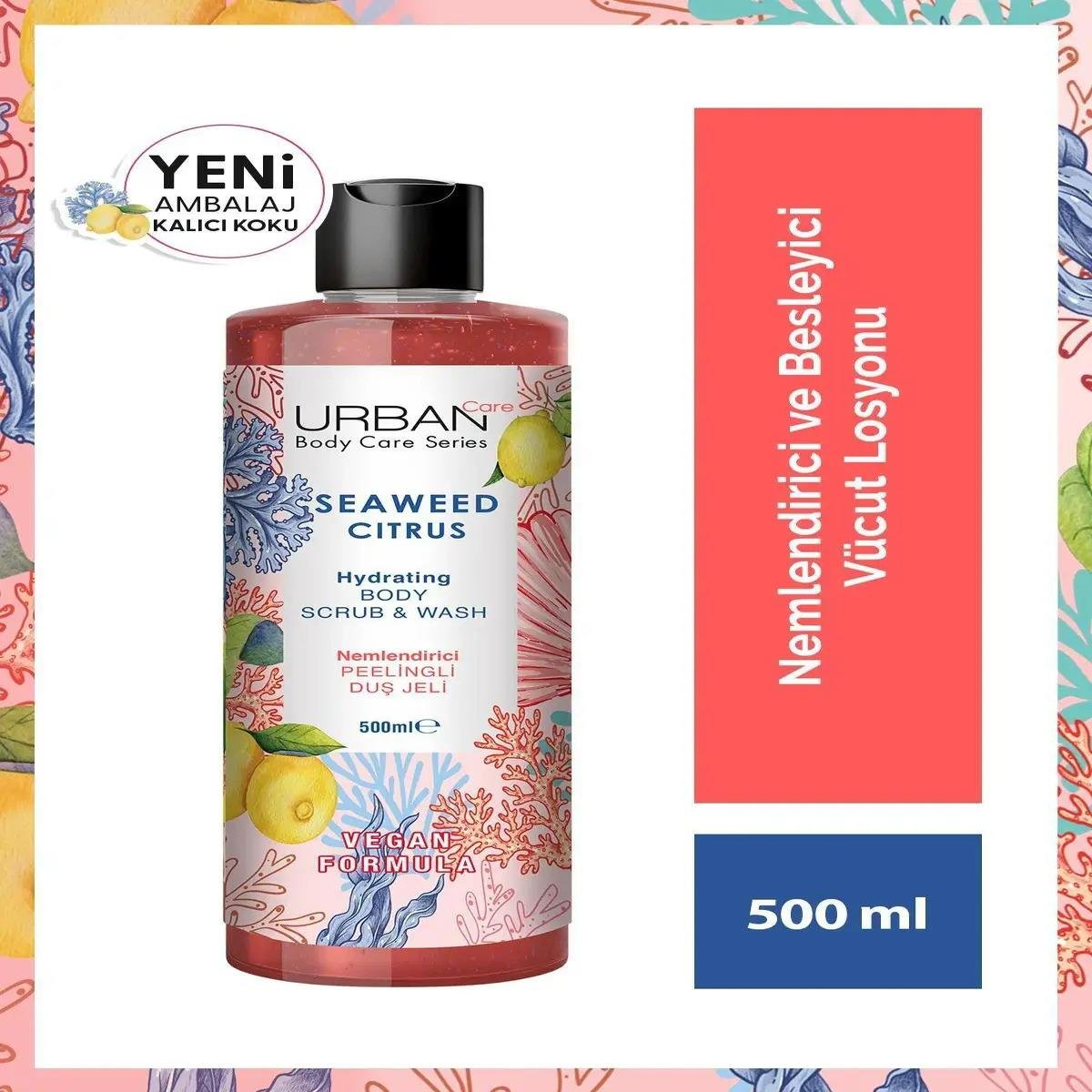 Urban Care Urban Care Seaweed Citrus Nemlendirici ve Besleyici Duş Jeli 500 ml