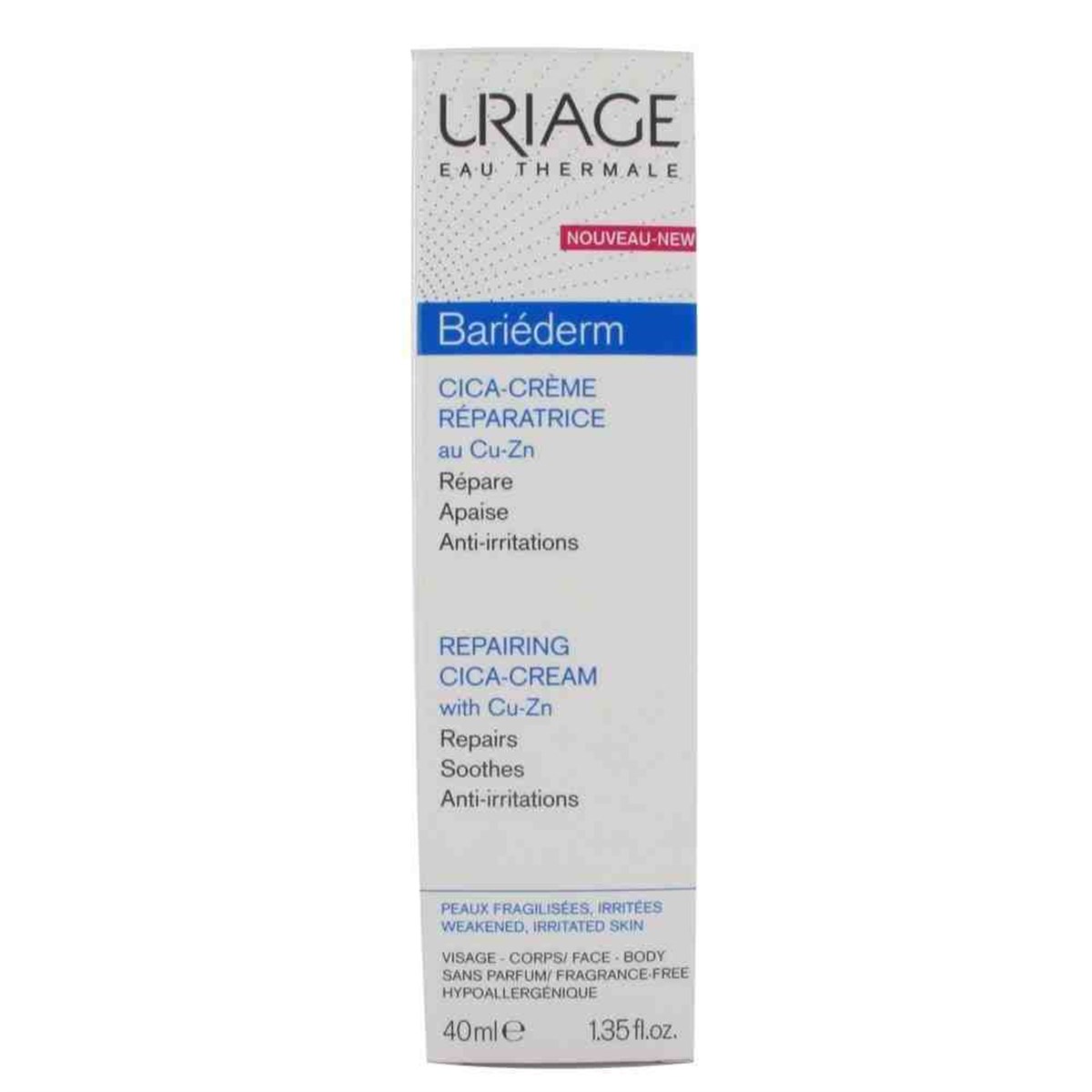 Uriage Uriage Bariederm Cica Cream 40 Ml Yüzeysel Yara Ve Cilt Problemlerini Onarici Krem