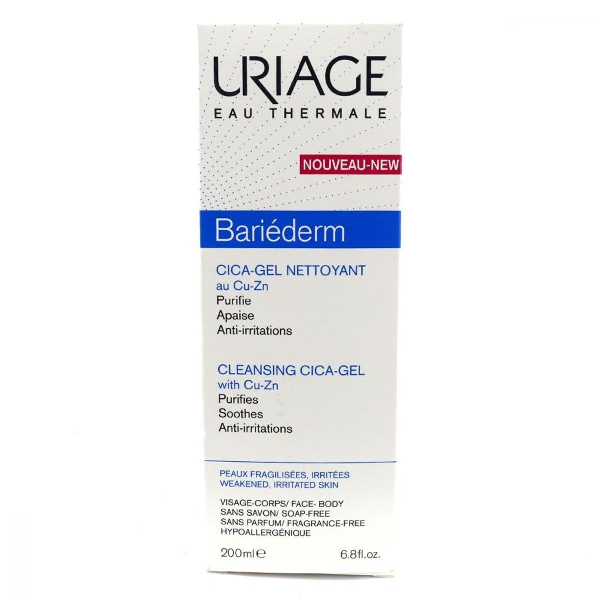 Uriage Uriage Bariederm Cica-Gel Nettoyant 200 Ml Nemlendirici El Yüz Ve Vücut Bakim Kremi