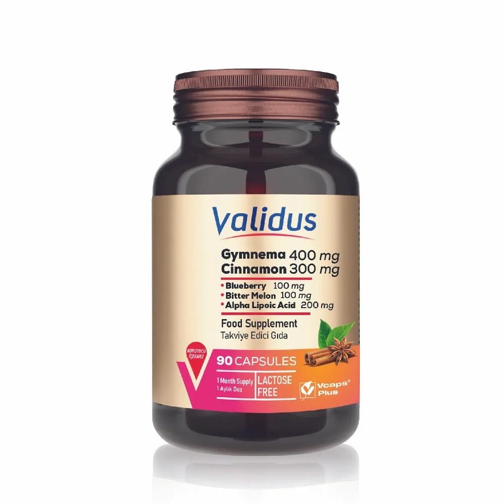 Validus Validus Gymnema Sylvestre 400 mg + Cinnamon 300 mg 90 Kapsül