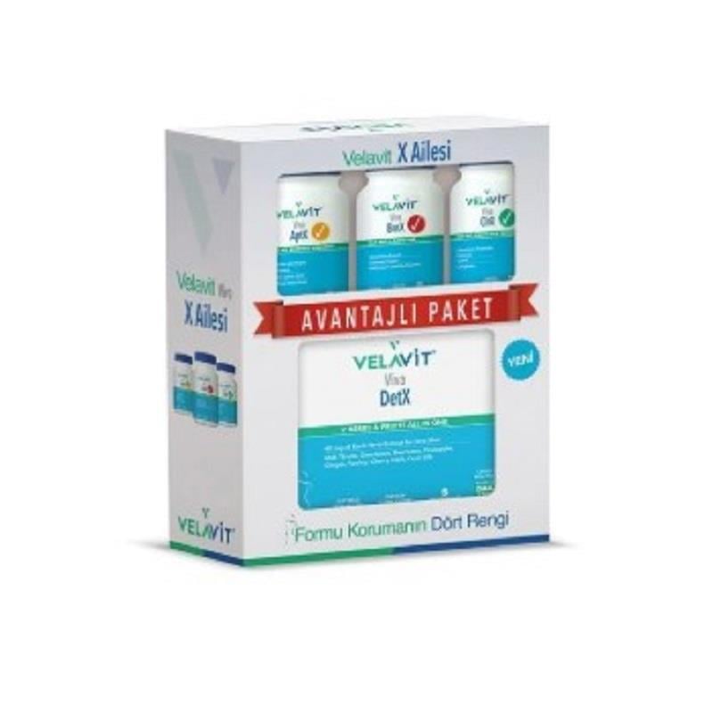 Velavit Velavit Viva Aptx + Brnx + Clrx + Detx Diyet Paketi 180 Tablet - 5 Shots
