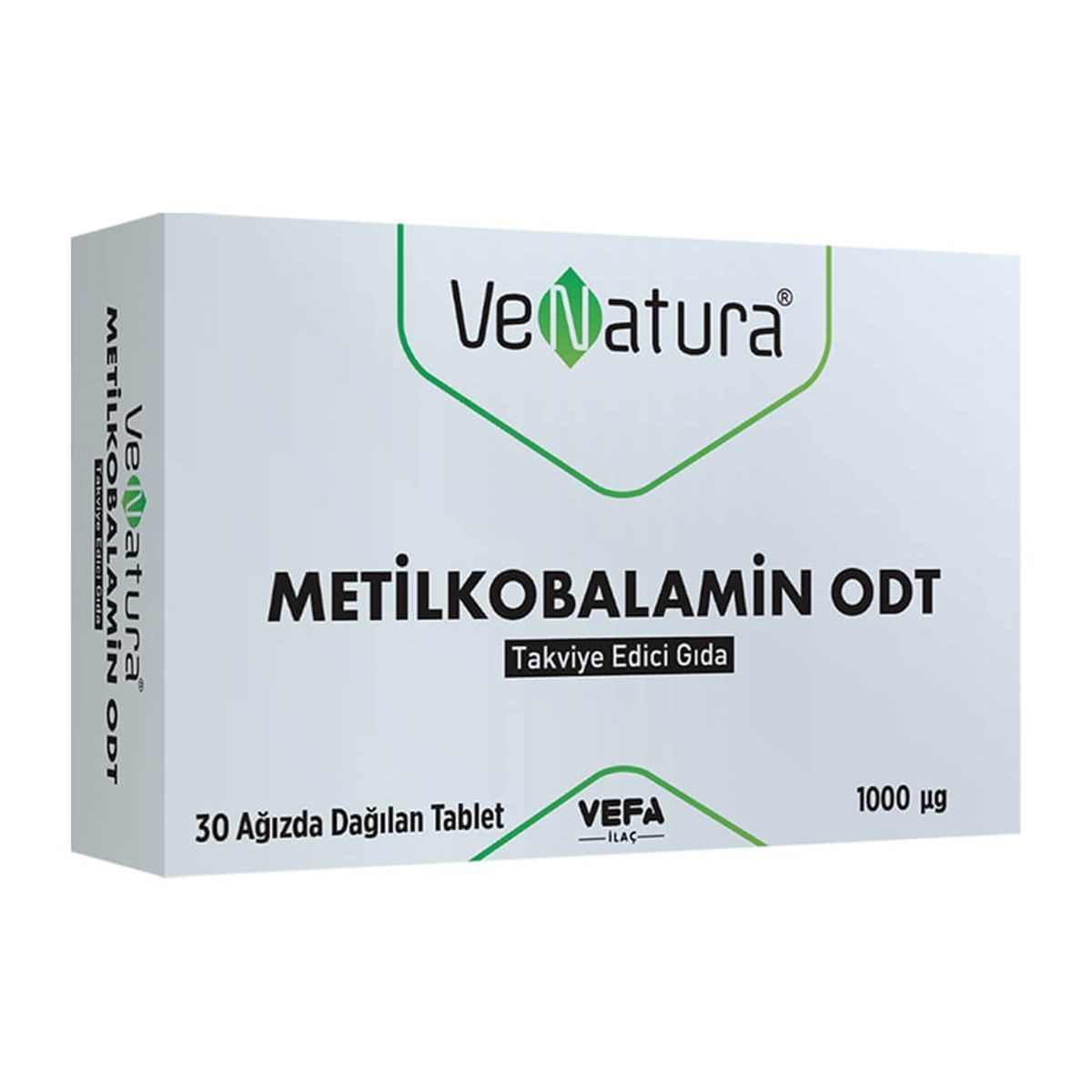 VeNatura B12 Metilkobalamin ODT Takviye Edici Gıda 30 Tablet
