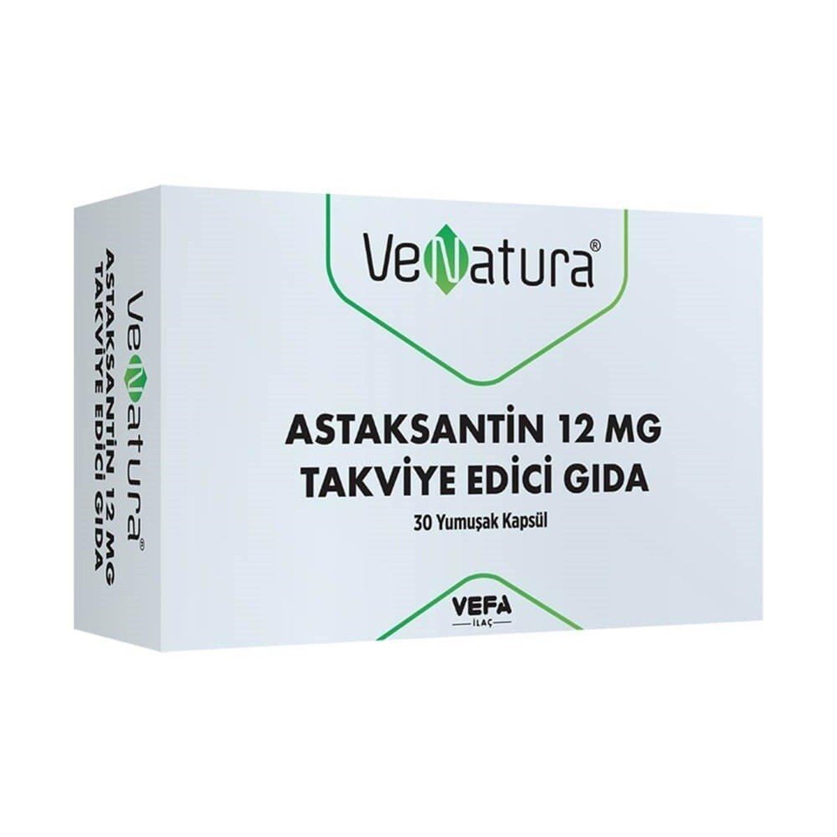VENATURA Venatura Astaksantin 12 mg 30 Kapsül