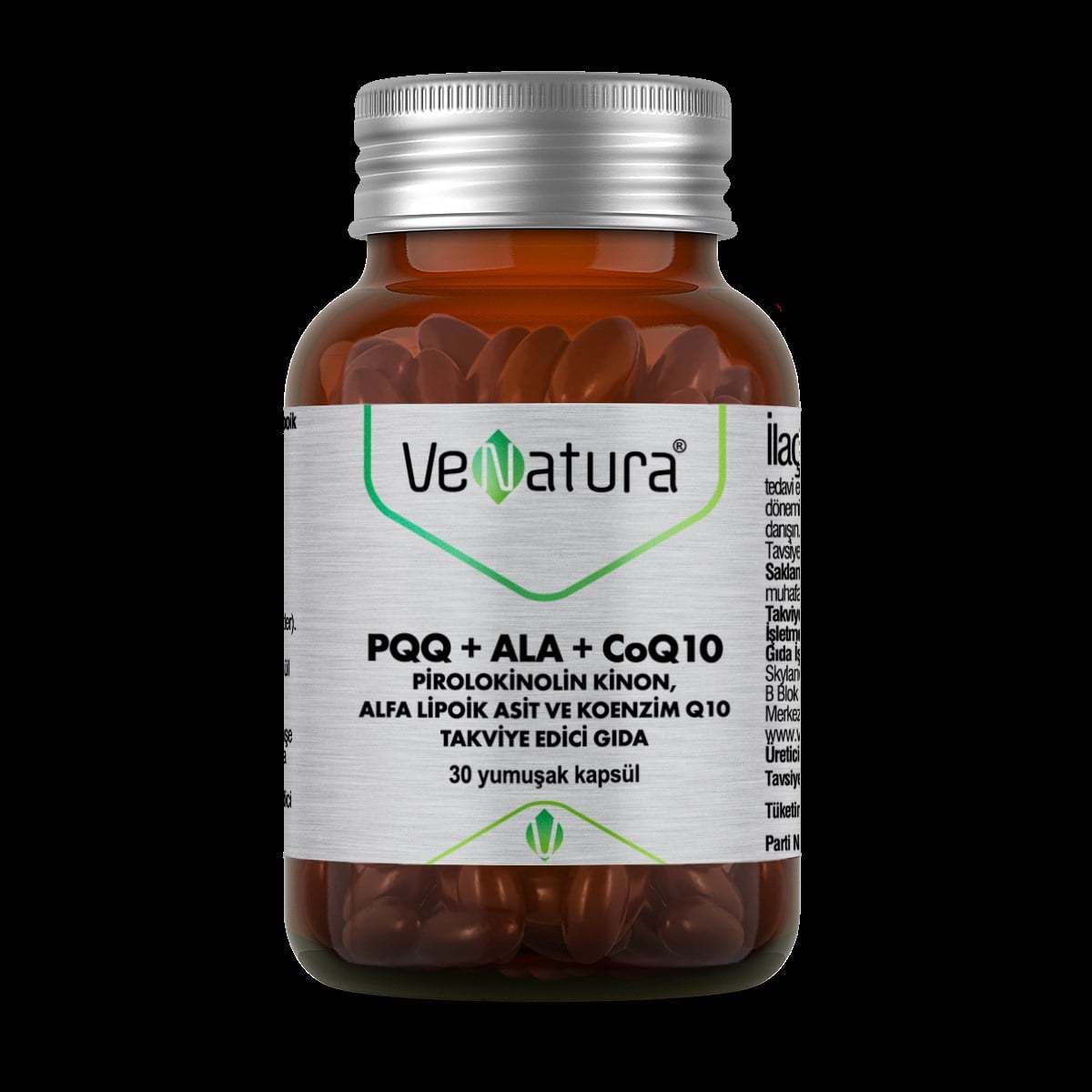 VENATURA VeNatura PQQ+ALA+KoenzimQ10+Alfa Lipoik Asit 30 Kapsül