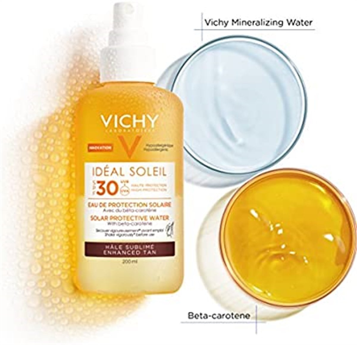 VichyVichy Ideal Soleil SPF30 Solar Protective Water Enhanced 200ml