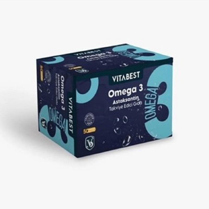 Vitabest Vitabest Omega 3 Astaksantin 50 Yumuşak Kapsül